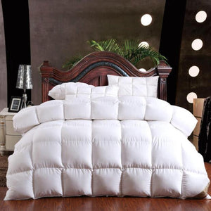 100% Goose Down Comforter Duvet Winter Down Blanket Feather Bed Soft Winter Quilted Quilt Blanket 150*200 Cotton Cover Comforter