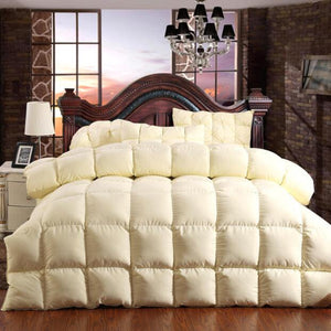 100% Goose Down Comforter Duvet Winter Down Blanket Feather Bed Soft Winter Quilted Quilt Blanket 150*200 Cotton Cover Comforter