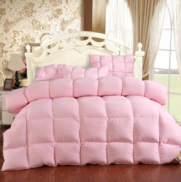 100% Goose Down Comforter Duvet Winter Down Blanket Feather Bed Soft Winter Quilted Quilt Blanket 150*200 Cotton Cover Comforter