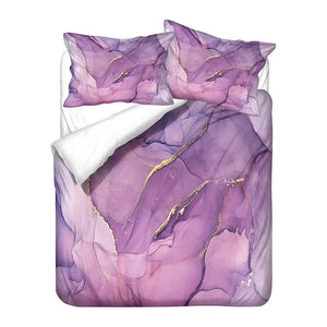 Nordic Simple  Light Pink Single Double Duvet Cover Set Girl  Abstract Art Pattern Bed Linen Twin Queen Quilt Cover Pillowcase