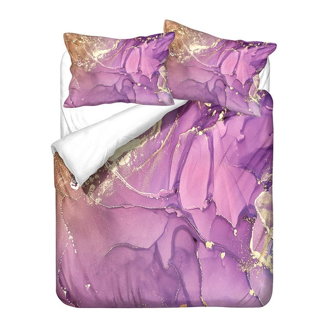 Nordic Simple  Light Pink Single Double Duvet Cover Set Girl  Abstract Art Pattern Bed Linen Twin Queen Quilt Cover Pillowcase